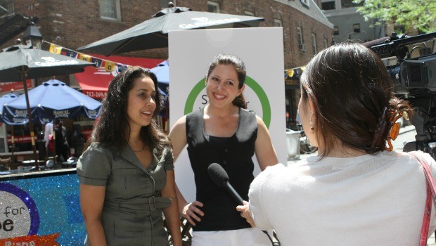 Sing for Hope founders Monica Yunus and Camille Zamora give an interview.